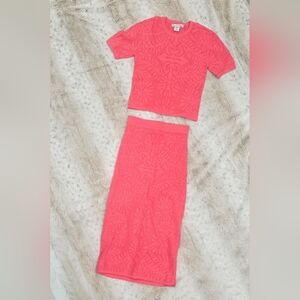 Christian Lacroix Vibrant Pink Knit Top